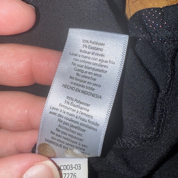 LuLaRoe Carly Size Small Pocket Geometric Dress Black Simply Comfortable - Picture 6 of 6